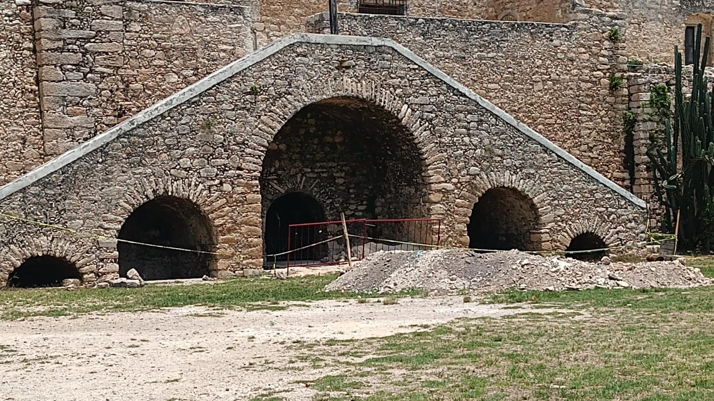 Detenidas las obras en cenote bajo convento de Izamal Noticias de Yucatán