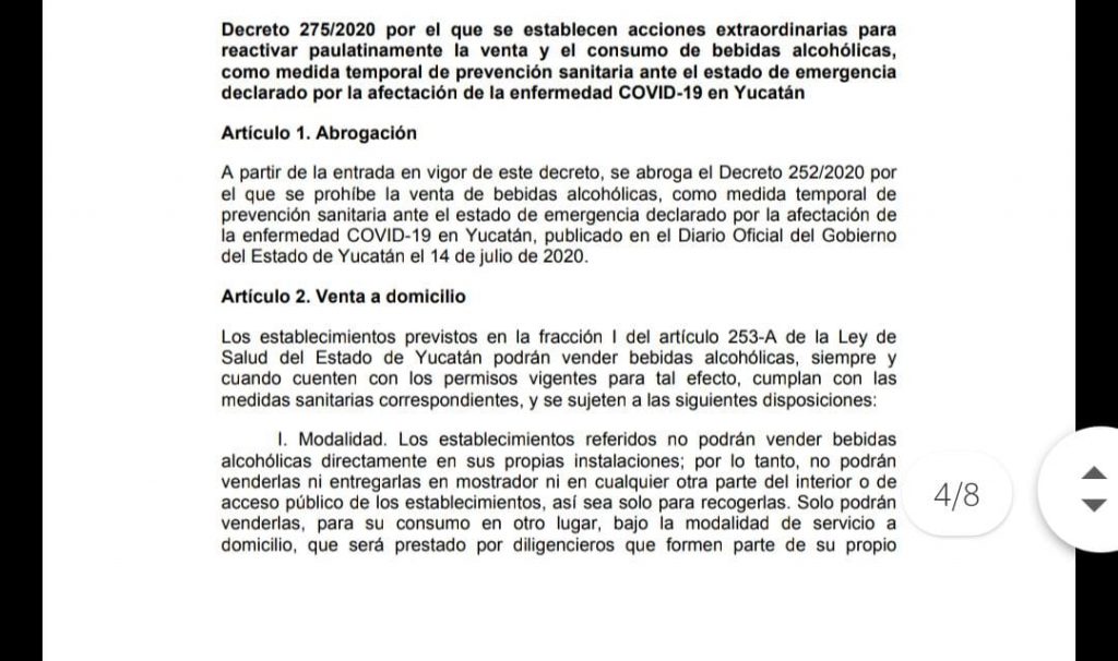 Decreto Ley Y Decreto Delegado - Publican Decreto Para El Levantamiento De Ley Seca En Yucatan Noticias De Yucatan