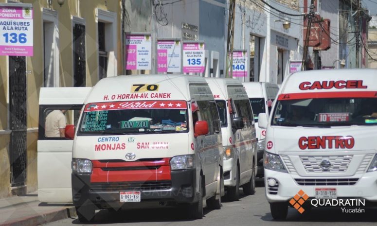 Revisa Agencia de Transporte de Yucatán  vehículos tipo vans