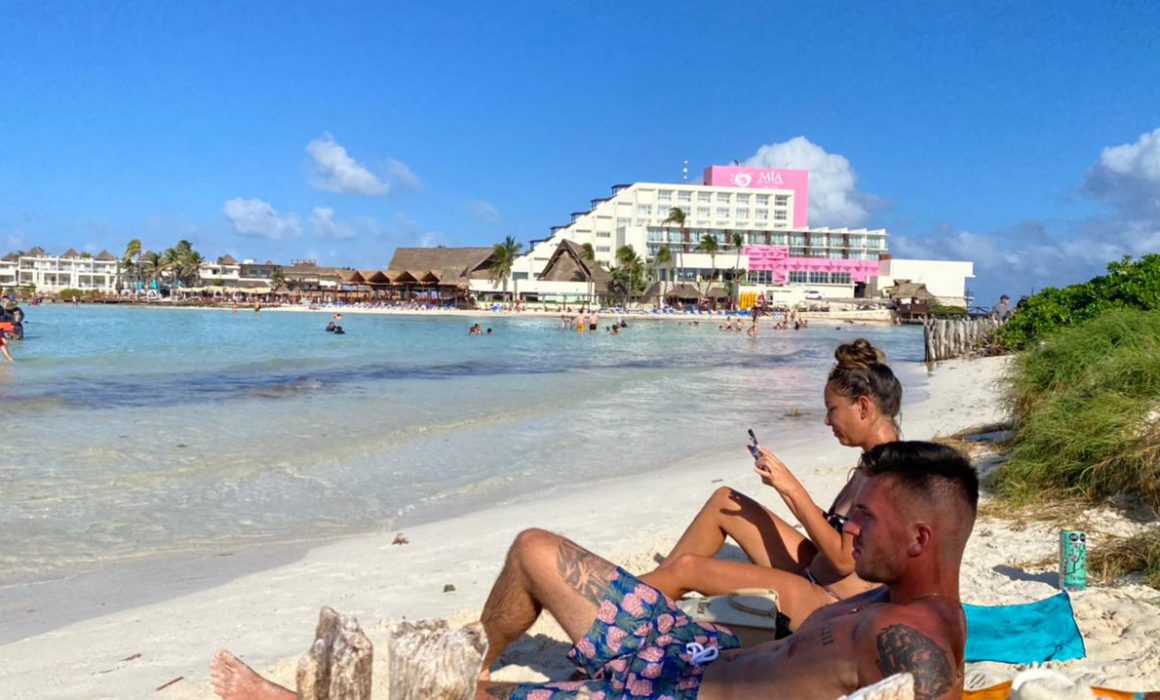 Quintana Roo Turistas playa