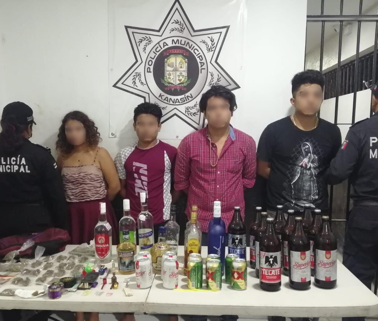 Detienen A Cuatro Por Fiesta Clandestina En Kanasín, Había Alcohol Y ...