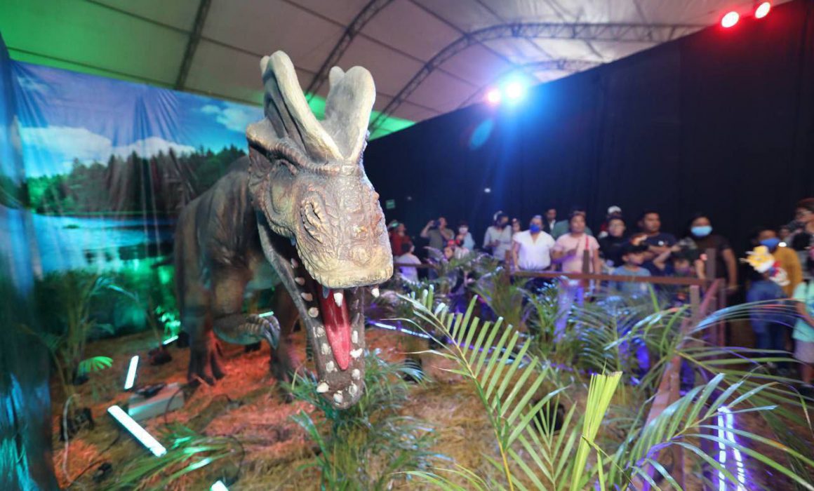 Disfrutan en Tizimín de la Expo Dinosaurios - Noticias de Yucatán