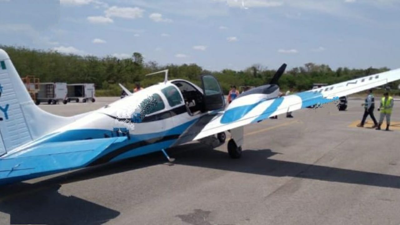 Sufre avioneta aver a pertenece a escuela de vuelo iFly