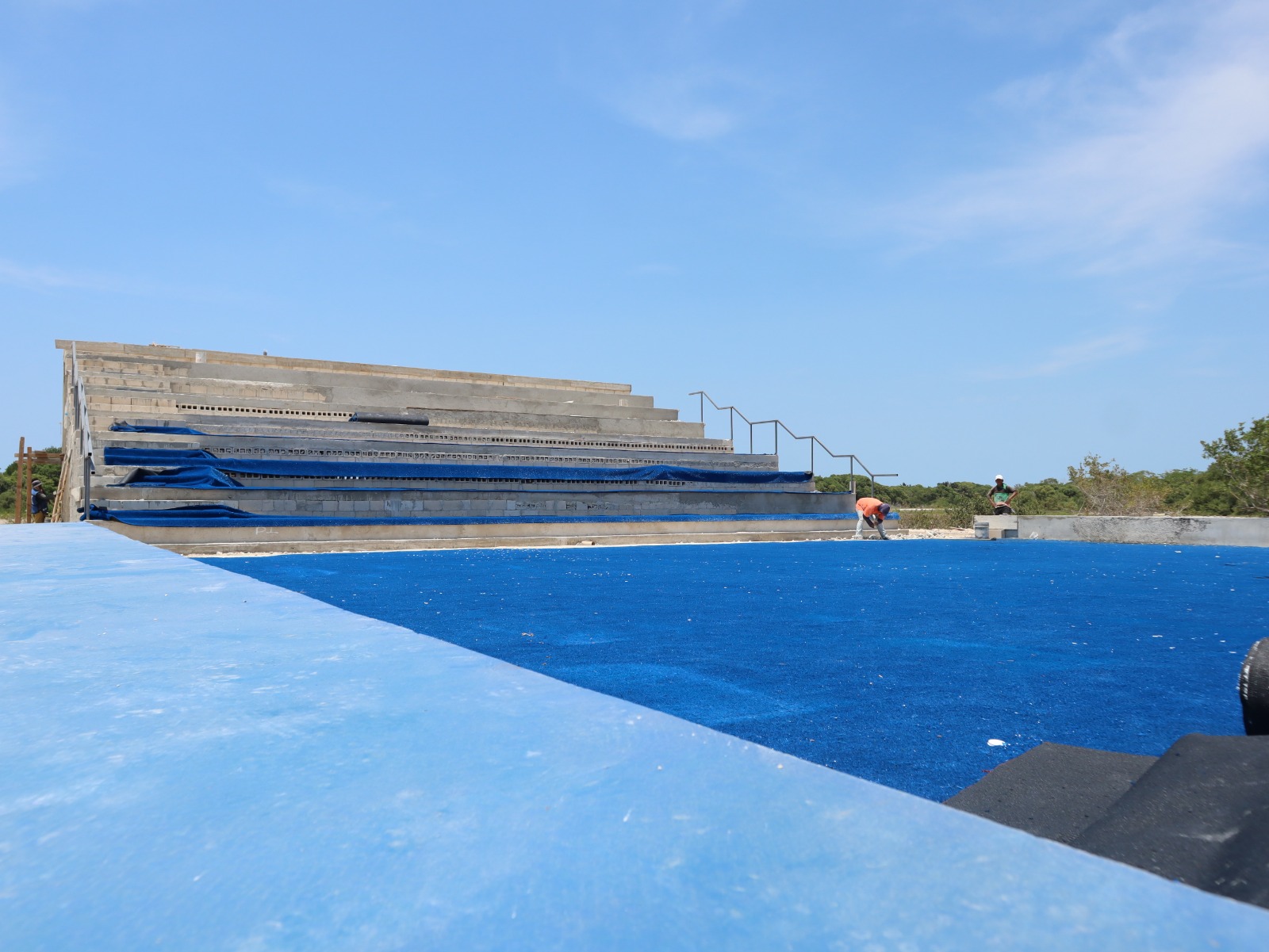 Avanzan obras de mantenimiento de la Unidad Deportiva Progreso ...