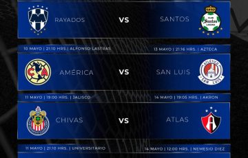 Definen fechas y horarios de los cuartos de final del Clausura 2023 ...