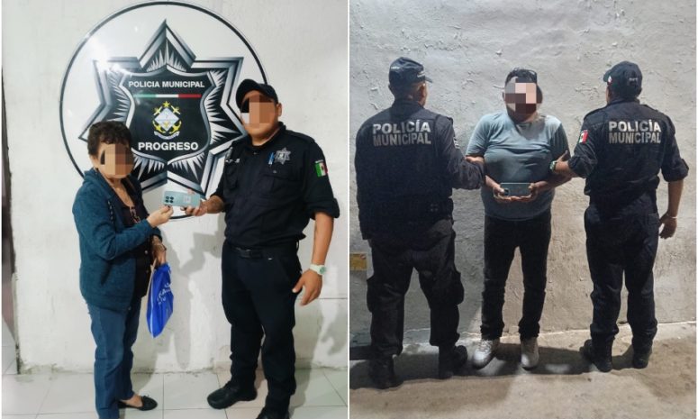 Detienen a presunto ladrón de un teléfono en Progreso