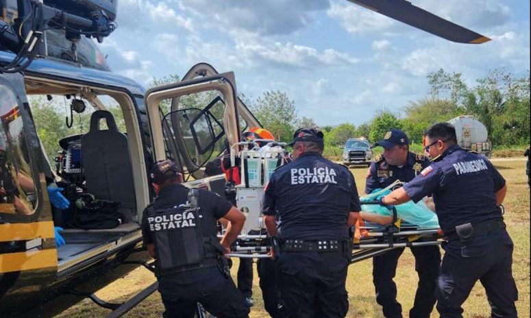 Trasladan de emergencia a embarazada desde Oxkutzcab a Mérida