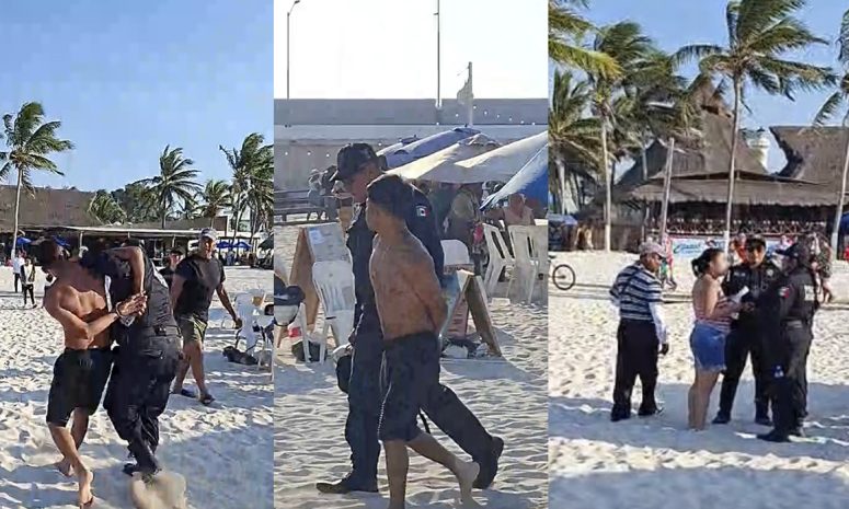 Detenidos en Progreso acusados de grabar a una mujer