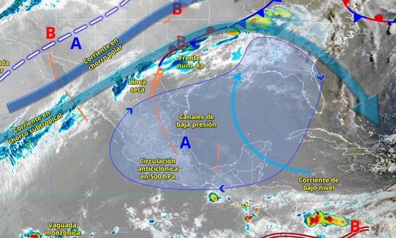 Seguirá el calor intenso en la Península de Yucatán  el fin de semana