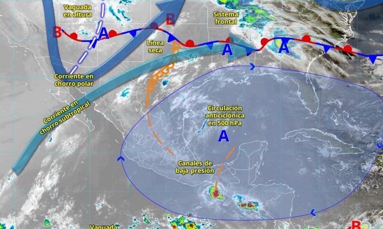 Inicia la semana con intenso calor en la Península de Yucatán