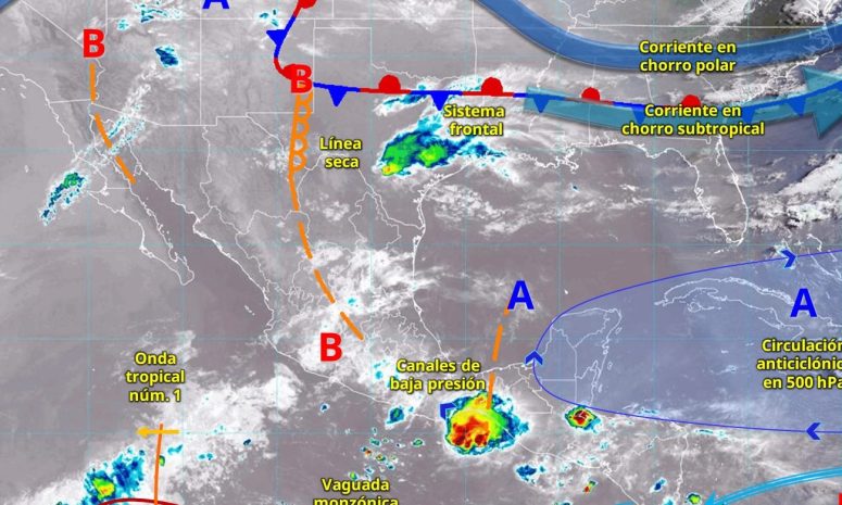 Prevén lluvias en Yucatán, pero seguirá intenso el calor