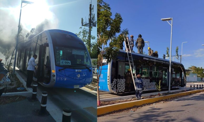 Conato de incendio en Ie-Tram por falla en la batería