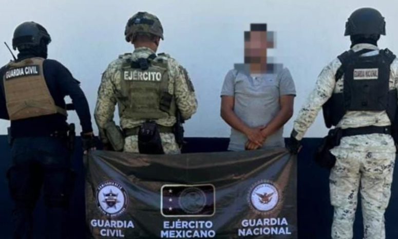 Detiene SSP a hombre en plantío de mariguana en Michoacán