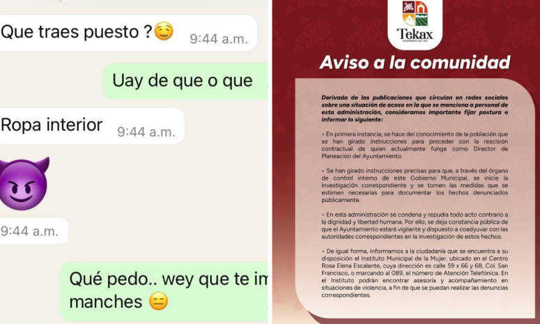 Despiden a funcionario público de Tekax acusado de presunto acoso