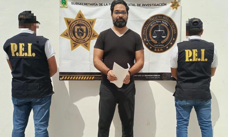 Detienen a sujeto acusado de violación e intento de feminicidio en Mérida