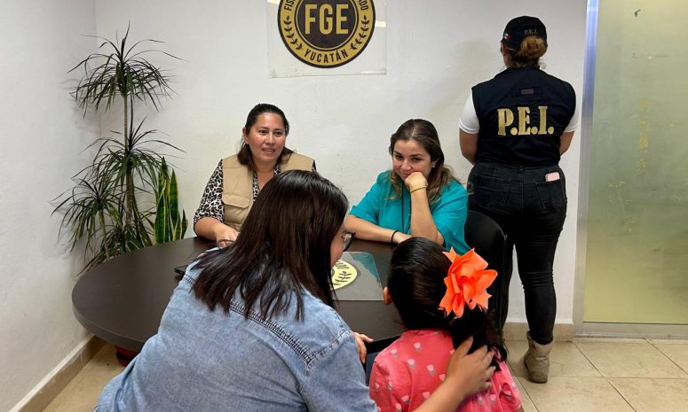 Se reúne Lucía con su mamá; fue localizada con familiar paterno en Mérida