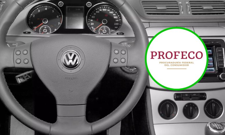 Pide Profeco revisar 15 mil autos Volkswagen por fallo en bolsa de aire