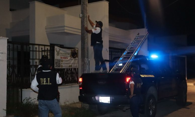 Retiran cámaras instaladas sin autorización en postes públicos de Mérida