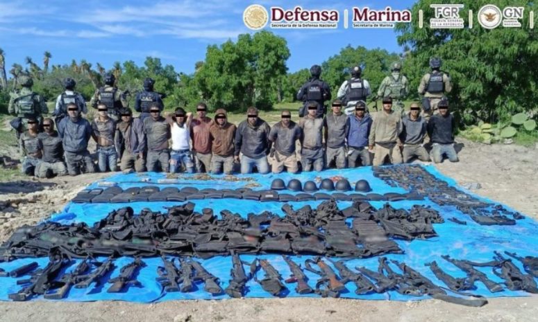 Confirma Defensa 18 detenidos en Aguascalientes con armas de alto poder