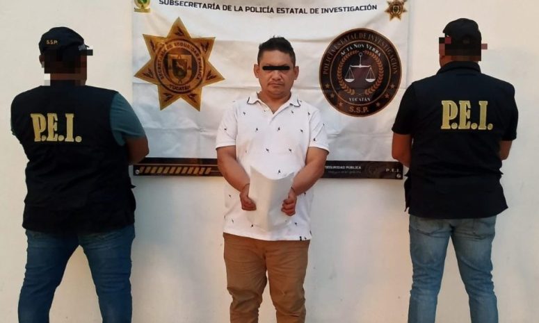 Detienen a sujeto por robo en local de telefonía celular