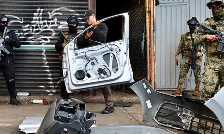 Aseguran 10 toneladas de autopartes en la CDMX