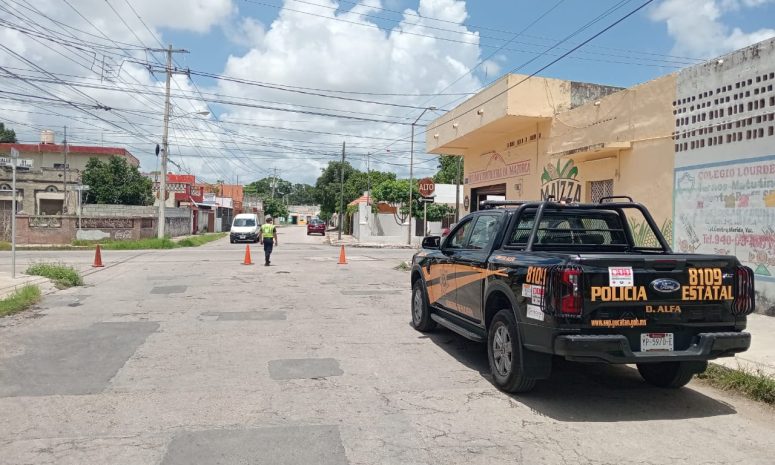 Atienden fuga de amoniaco en el Centro de Mérida