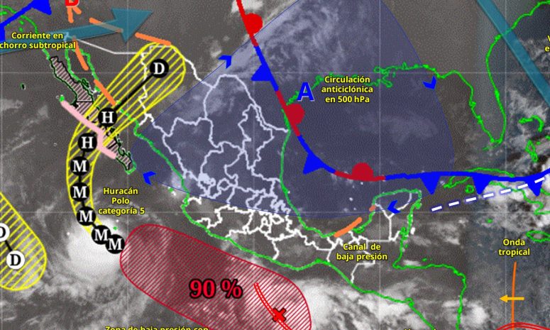 Prevén chubascos y calor sofocante en Yucatán este sábado
