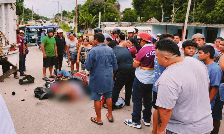 Muere estudiante y otro resulta herido de gravedad tras percance vial en Peto
